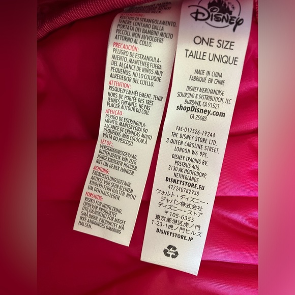 NWT Disney Store Minnie Mouse fabric backpack - Picture 4 of 6